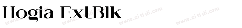 Hogia ExtBlk字体转换